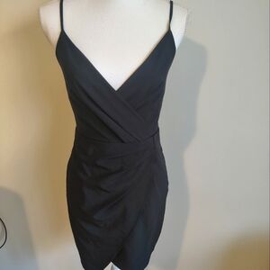 Black Strappy Mini Dress Small